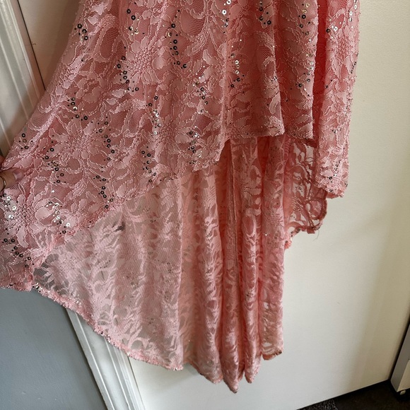 High to low Pink Cocktail/Prom Dress - Picture 3 of 6